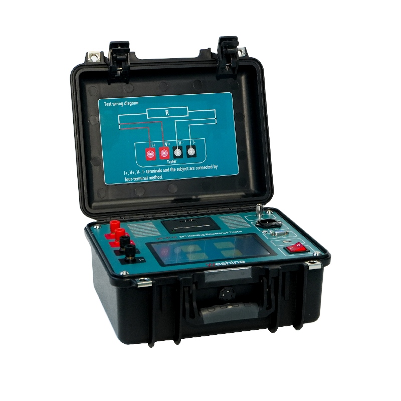 What is the purpose of the motor winding resistance test?